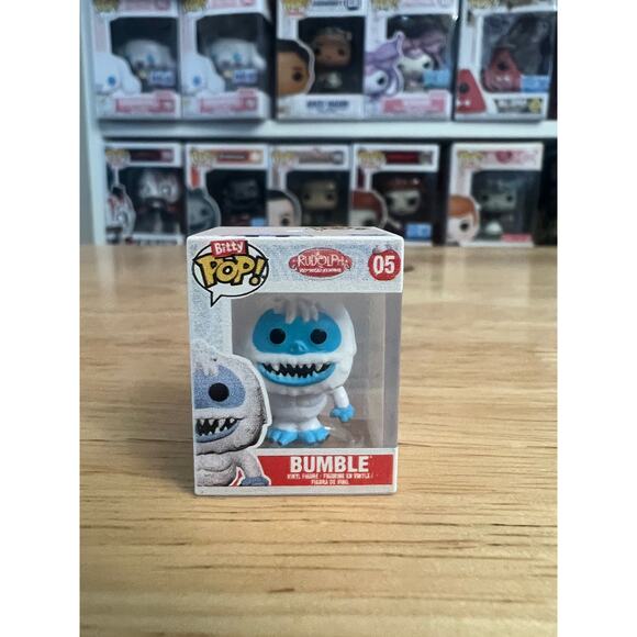 BITTY Bumble 1" Funko Pop #05 Rudolph Red-Nosed Reindeer Christmas Abominable - Picture 1 of 6